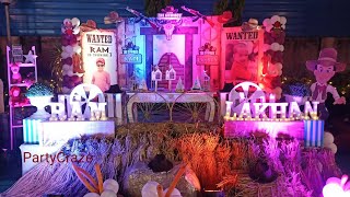 Cowboy Theme | Birthday Party Theme | First Birthday Theme For Baby Boy