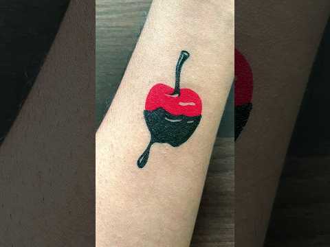 Apple 🍎 tattoo.......#tattoo #art #viral