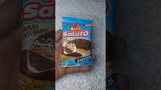 unwrapping snacks | Klop Saluto Choco-Nut Caramel #huntingjajan #shorts #unwrappingsnacks