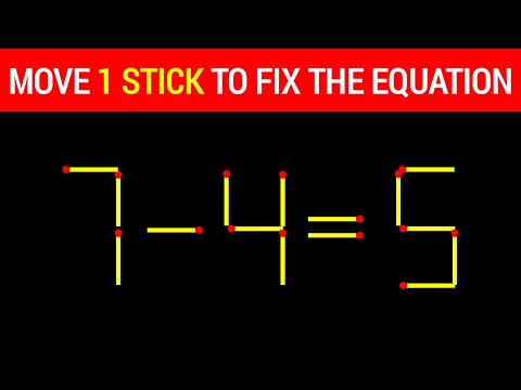 If you are genius solve this || Matchstick puzzle || Ep : 69