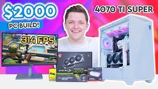 Best RTX 4070 Ti Super Gaming PC Build! 😄  [Testing NVIDIA's New GPU in 10+ Titles]