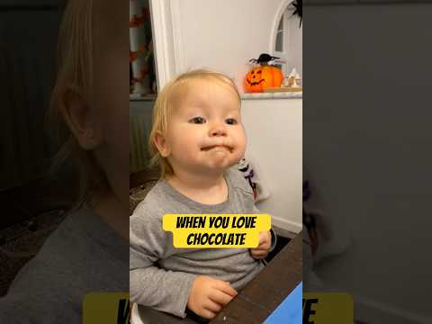 Chocolate is our weakness! #chocolate #baby #funny #sweet #sweettreats #cute