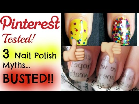 Pinterest To The Test: 3 Nail Polish Myths BUSTED!! - PART 3 of 3