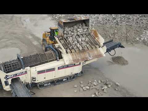 MDS M515 Heavy-Duty Rock Trommel Quarry Application - Michigan, USA