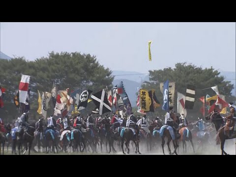 ‟まるで戦国の戦い”相馬野馬追で神旗争奪戦