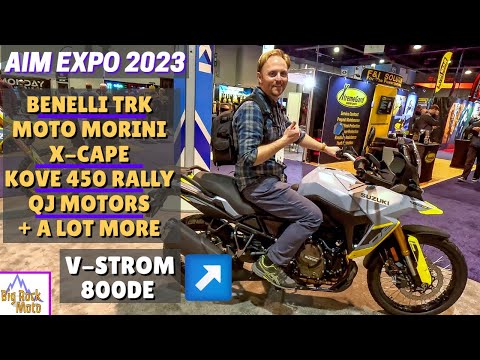 (BLOG) V-Strom 800DE, Kove 450 Rally, Benelli, Moto Morini & More | AIM Expo 2023