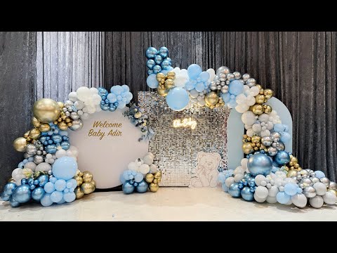 Giant Brit Setup | It's a Boy | Baby Shower decor