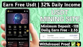 Super AI | New launch usdt investment project 2024 | best usdt earning sites 2024 | New usdt earning