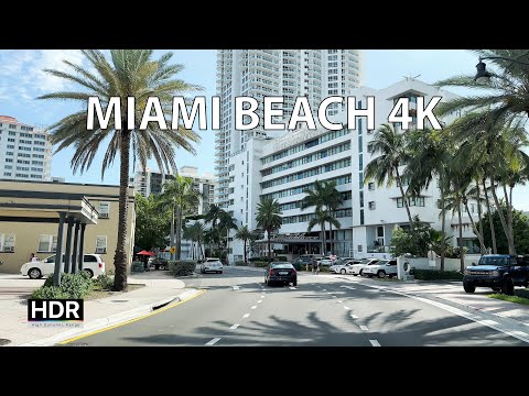 Driving Miami's Condo Coast 4K HDR - Miami Beach to Ft Lauderdale Beach