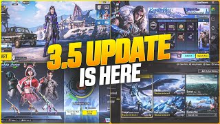 🤩 Finally 3.5 Update Is Here | New Achievements | A10 Royal Pass | How To Update  3.5  Pubg/bgmi?