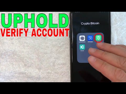 🔴🔴 How To Verify Uphold Crypto Wallet Account ✅ ✅