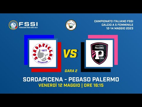 FUTSAL FEMMINILE - GARA 2 - SORDAPICENA VS PEGASO PALERMO