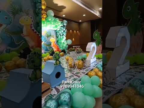 2nd Birthday Party Decoration | Baby Boy Theme Birthday Party Decoration