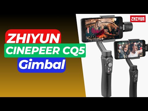 ZHIYUN CINEPEER CQ5 Smartphone Gimbal | AI Tracking Smartphone Gimbal