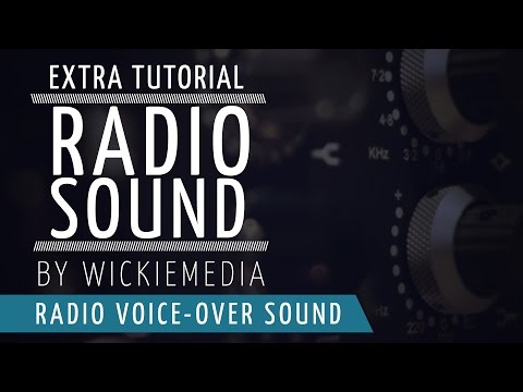 How to create a "Radio type" Voice-Over Sound...