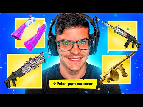 CONSIGO TODAS las *ARMAS MITICAS* de la NUEVA TEMPORADA 4 de FORTNITE!