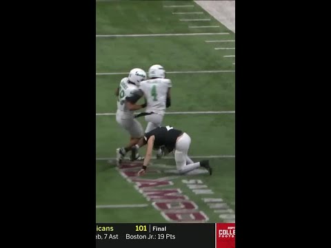 Owen Mccown rushes for a 42-yard Gain vs. North Texas