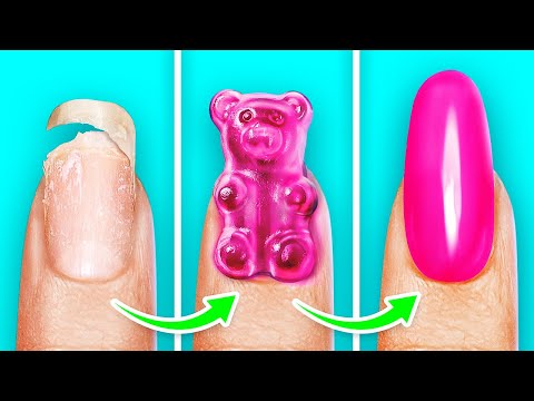 FROM NERD TO POPULAR || School Makeover And Manicure Tricks You Can Easily Repeat by 123GO! SCHOOL