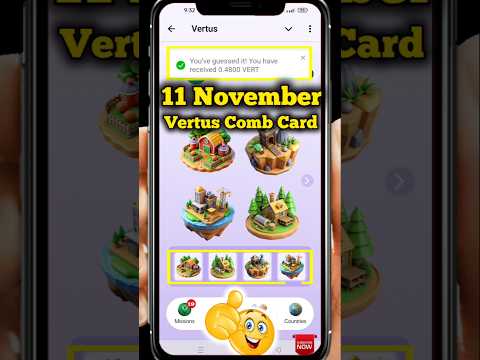 vertus combo today । vertus code today । 11 November । vertus combo 11 November #short