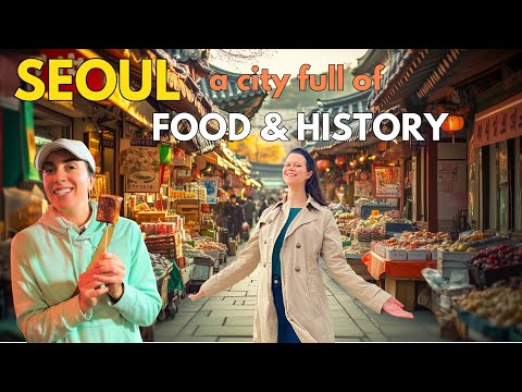 Seoul Food Tour & History | Korea Travel Vlog | Kwangjang Market