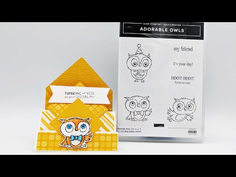 Adorable Owls Fancy Fold