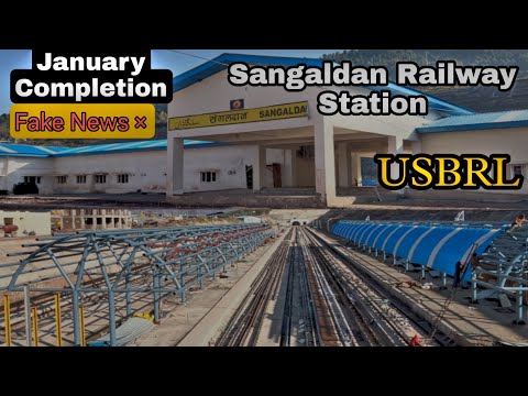 Usbrl Sangaldan Railway Station Usbrl Project Latest Update Delhi To Srinagar By Train