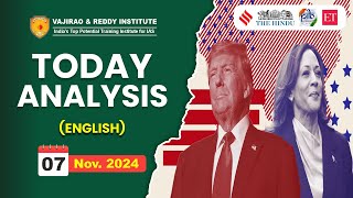 07 November 2024 Current Affairs Today Analysis in English by Vajirao & Reddy IAS Institute