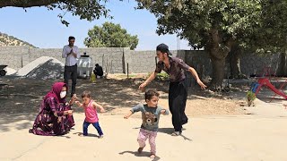 "A day of joy and dancing in Nargis hut: when work and life dance together