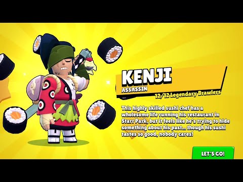 Brawl Stars Kenji Unlocked Max level Gameplay