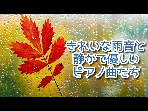 【心が落ち着く音楽】 きれいな雨音と静かで優しい音楽～睡眠  読書  勉強  作業のおともに…