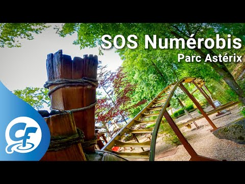 SOS Numérobis front seat on-ride 4K POV @60fps Parc Astérix Asterix Numerobis