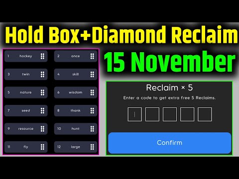 15 November Holdcoin Hold Box code |Hold Coin Reclaim Code 15 November|Hold Coin Airdrop #holdcoin​​