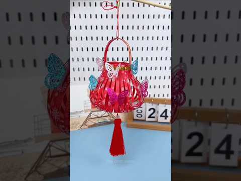 Easy Paper Lantern DIY How to make Paper Lamp Akash Kandil Chinese Paper lantern Kandil Making #diy