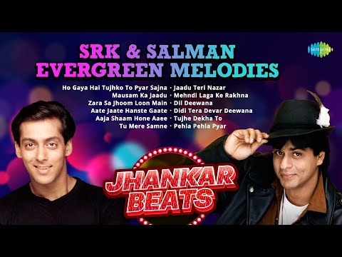 SRK Salman Evergreen Melodies | Jaadu Teri Nazar | Dil Deewana | Tujhe Dekha To | Old Hindi Songs