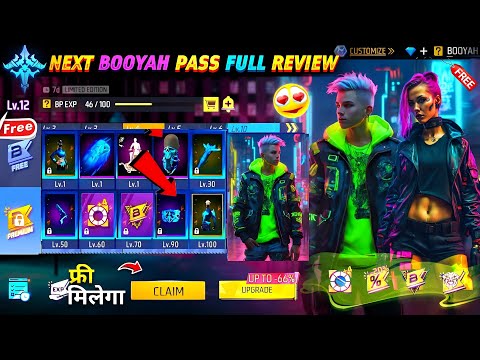 Next Booyah Pass Free Fire🔥🤯🥳 | April booyah pass free fire | April booyah pass free fire 2024