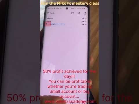 How to trade forex in profit… join mastery class www.mikofxacademy.com