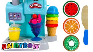 Creating & Making Play Doh Ice Creams in Our Toy Kitchen