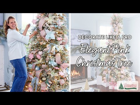 Pink & Blue Christmas Tree Decor I A Guide to Decorating Your Tree Like a Pro