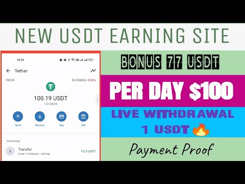 Latest USDT Earning Website in 2023 | Earning Platform in 2023 | Usdt Earning Site