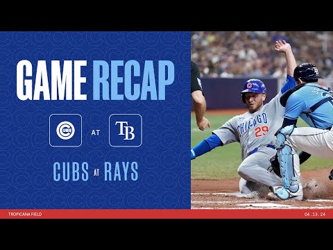 Cubs vs. Rays Game Highlights | 6/13/24