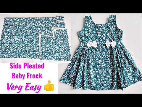 Side pleated Baby frock cutting and stitching  | Baby Frock cutting and stitching | Style by siddhi