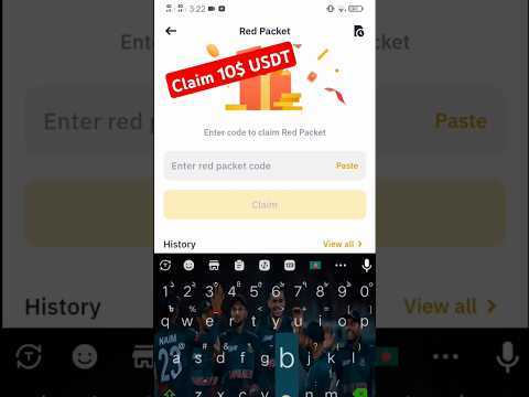 CLAIM 10$ USDT FREE | Binance Red Pocket Code Today🎁 #shorts @BinanceYoutube @TopEarningTips
