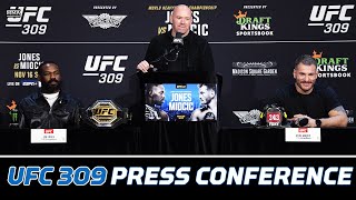 Full UFC 309 Press Conference | MMA Fighting