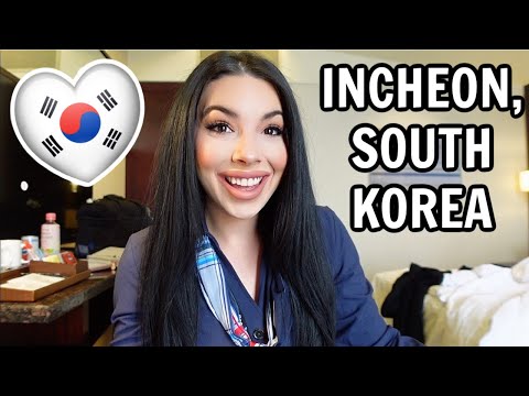 International Flight Attendant Life - 25 HOUR LAYOVER IN INCHEON, SOUTH KOREA ✈️🇰🇷