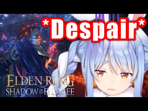 Pekora In Despair When Fighting Rellana Twin Moon Knight (Elden Ring DLC)【Hololive/Usada Pekora】