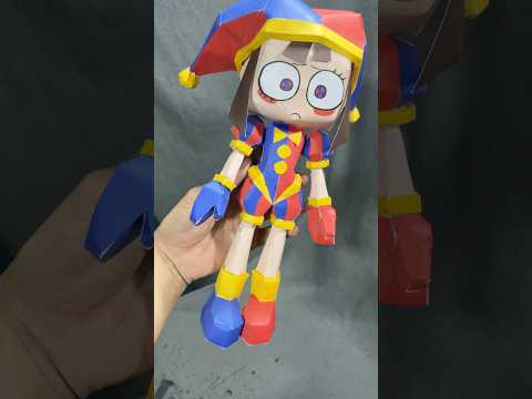 THE AMAZING DIGITAL CIRCUS POMNI Papercraft #theamazingdigitalcircus #shorts