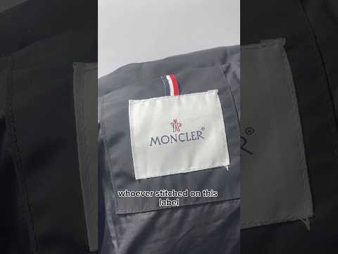 FAKE  MONCLER made in TURKEY 😳 #luxury #fake #monclerjacket