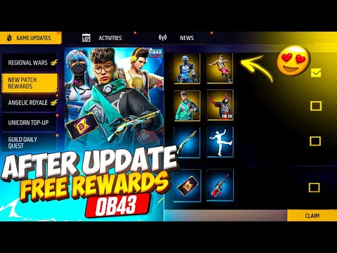 আপডেট চলে এসেছে 😍 ফ্রি নিয়ে নাও সবাই | OB43 Update Free Fire | Free Fire New Event | FF New Event