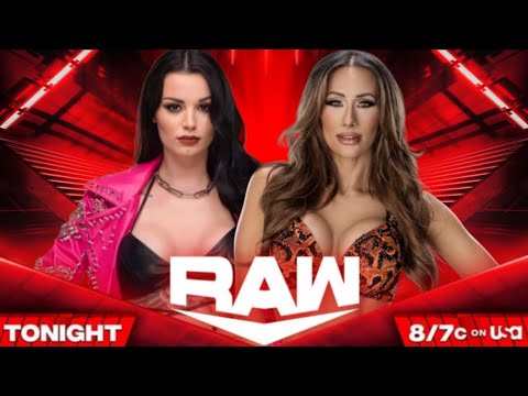 || RAW || SARAYA VS CARMELLA ||