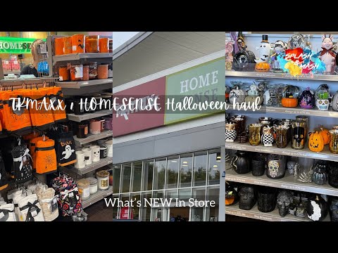 TKMAXX / HOMESENSE Halloween haul | Come shopping with me | What's NEW In Autumn #autumn #halloween